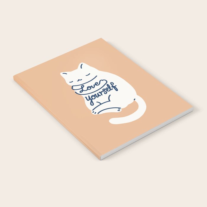 Love Yourself Cat Notebook Gallery Image 2