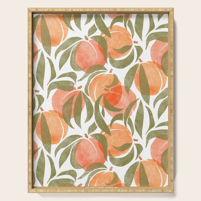 Peaches Serving Tray Gallery Image 1