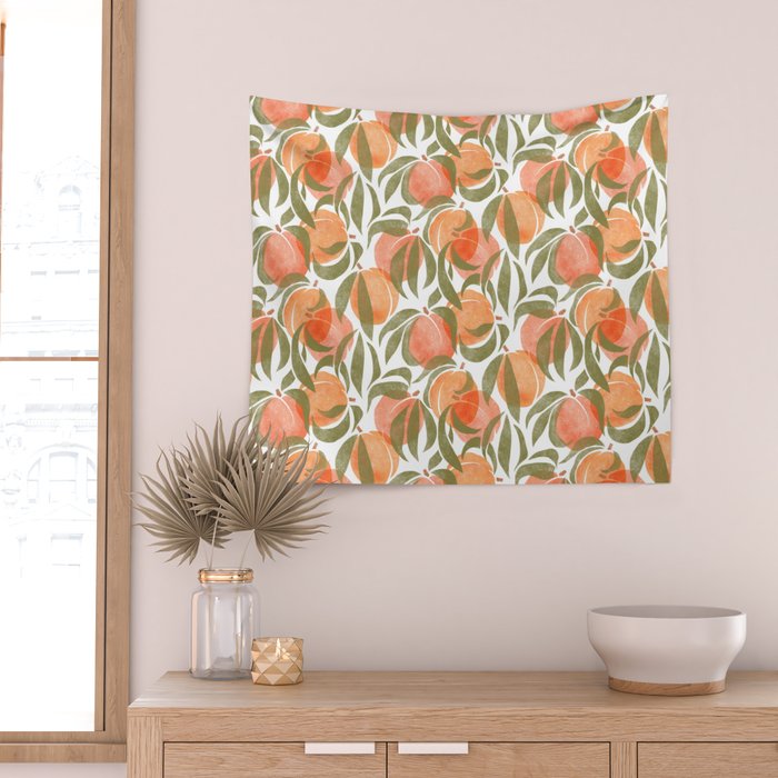 Peaches Wall Tapestry Gallery Image 2