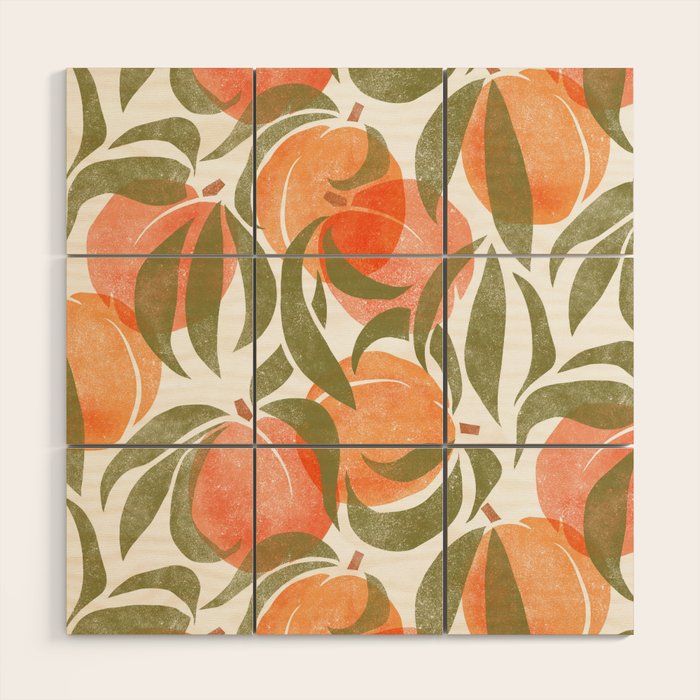 Peaches Wood Wall Art Gallery Image 1