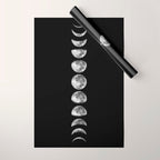 moon phases Wrapping Paper Gallery Image 1