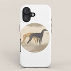 Two Sighthounds iPhone Case Gallery Image 1