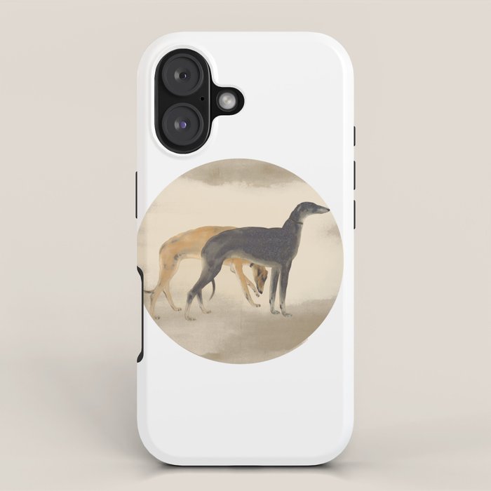 Two Sighthounds iPhone Case Gallery Image 1