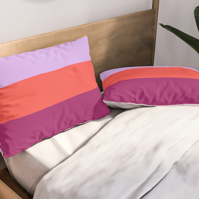 Sunset Stripes Pillow Sham Gallery Image 2