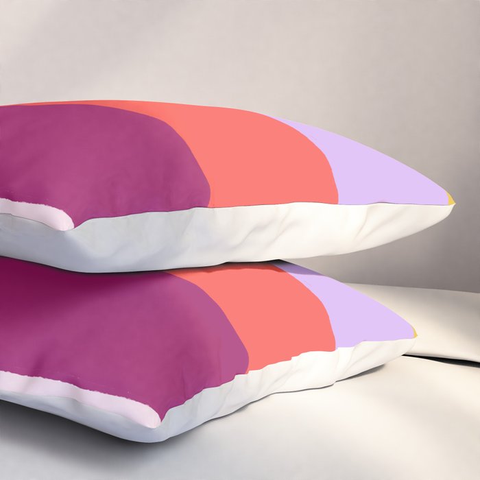 Sunset Stripes Pillow Sham Gallery Image 3