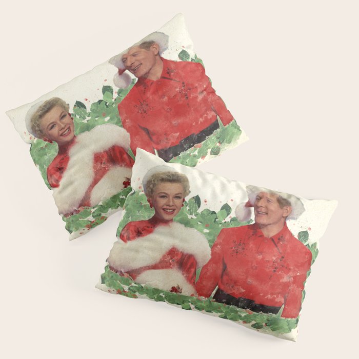Phil & Judy (White Christmas) Pillow Sham Gallery Image 1