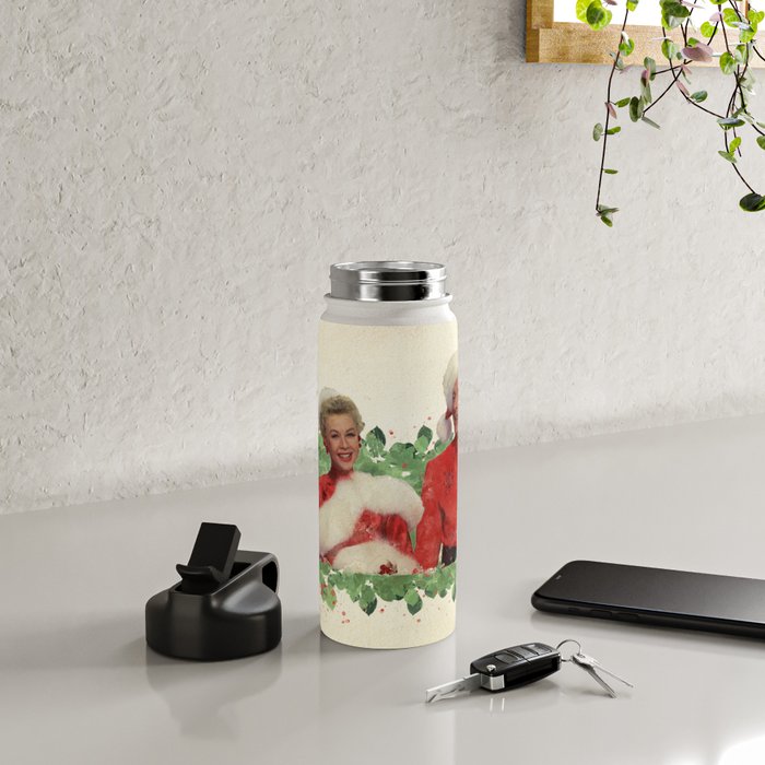 Phil & Judy (White Christmas) Water Bottle Gallery Image 4