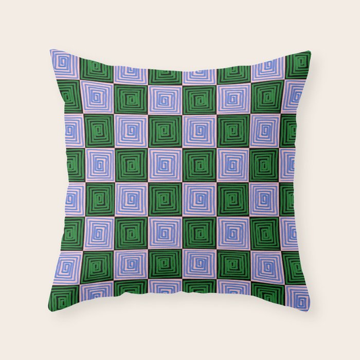 Tassellation Dreams 2 Throw Pillow Gallery Image 1