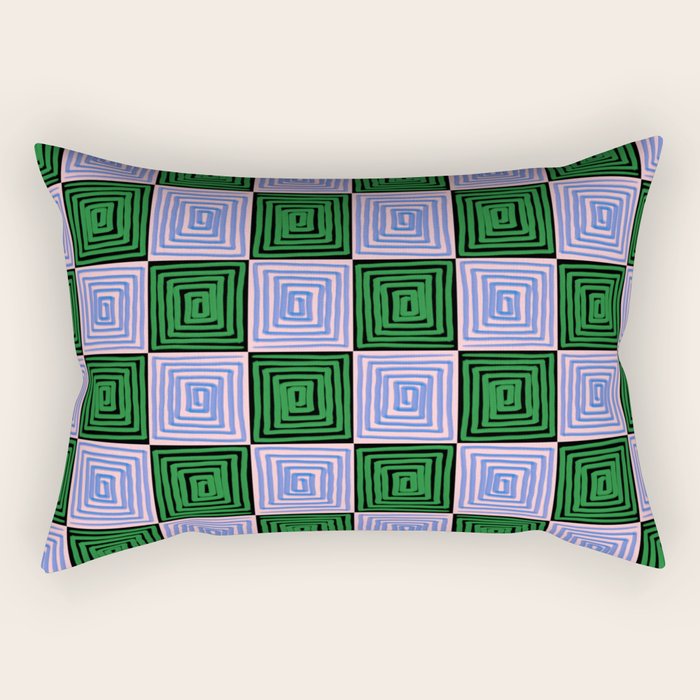 Tassellation Dreams 2 Rectangular Pillow Gallery Image 1