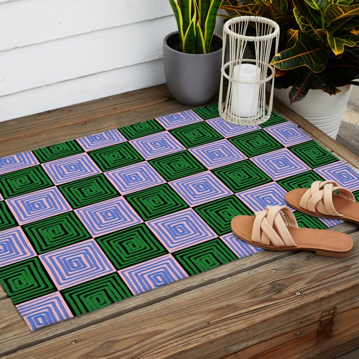 Tassellation Dreams 2 Outdoor Rug Gallery Image 2