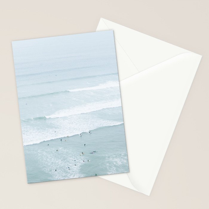 Tiny Surfers from the Sky, Lima, Peru Stationery Card Gallery Image 2