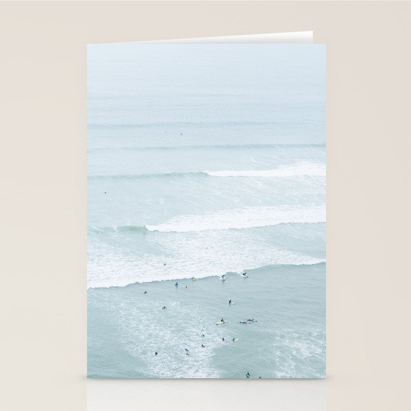Tiny Surfers from the Sky, Lima, Peru Stationery Card Gallery Image 2