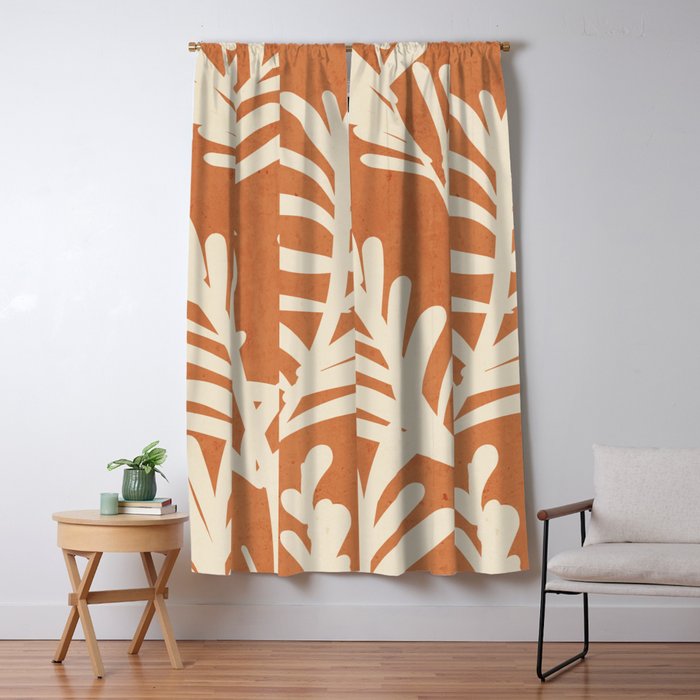 Abstract Minimal -Plant 6 Window Curtain Gallery Image 5