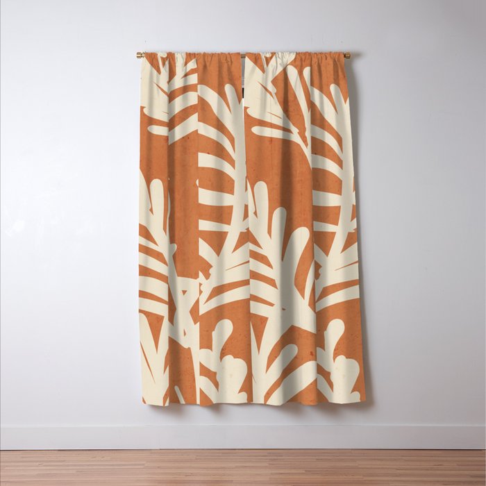 Abstract Minimal -Plant 6 Window Curtain Gallery Image 3