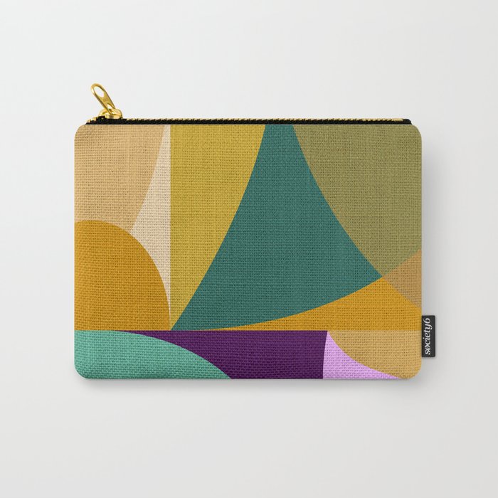 shapes mid century fall Carry All Pouch Gallery Image 1