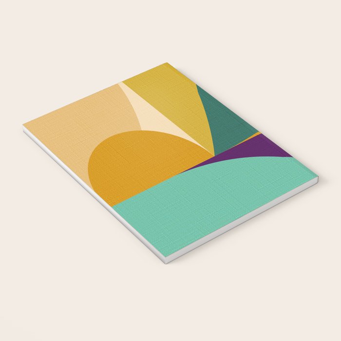 shapes mid century fall Notebook Gallery Image 3