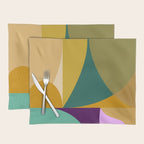 shapes mid century fall Placemat Gallery Image 1