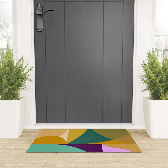 shapes mid century fall Welcome Mat Gallery Image 3