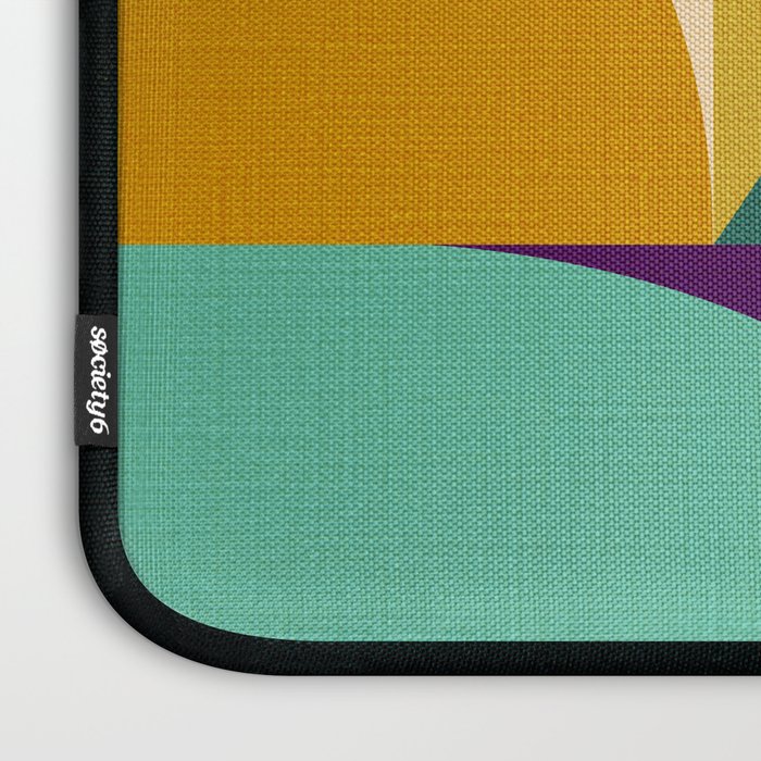 shapes mid century fall Laptop Sleeve Gallery Image 3