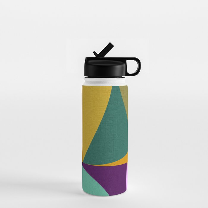 shapes mid century fall Water Bottle Gallery Image 1