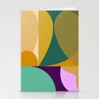 shapes mid century fall Stationery Card Gallery Image 2