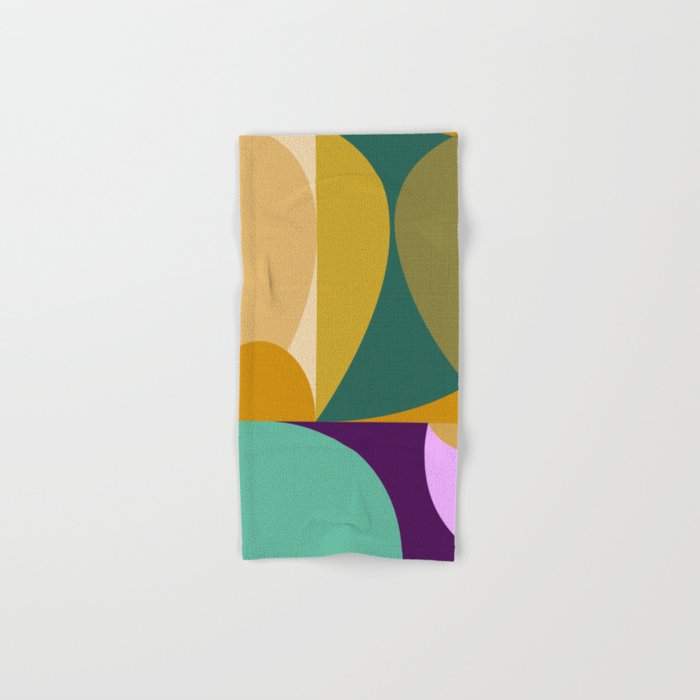 shapes mid century fall Bath Towel Gallery Image 1