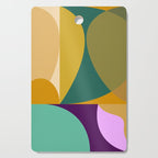 shapes mid century fall Cutting Board Gallery Image 1