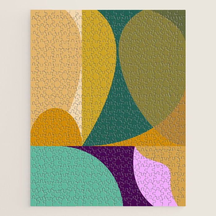 shapes mid century fall Jigsaw Puzzle Gallery Image 1