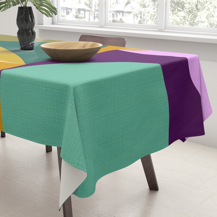 shapes mid century fall Tablecloth Gallery Image 3
