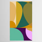 shapes mid century fall Tablecloth Gallery Image 2