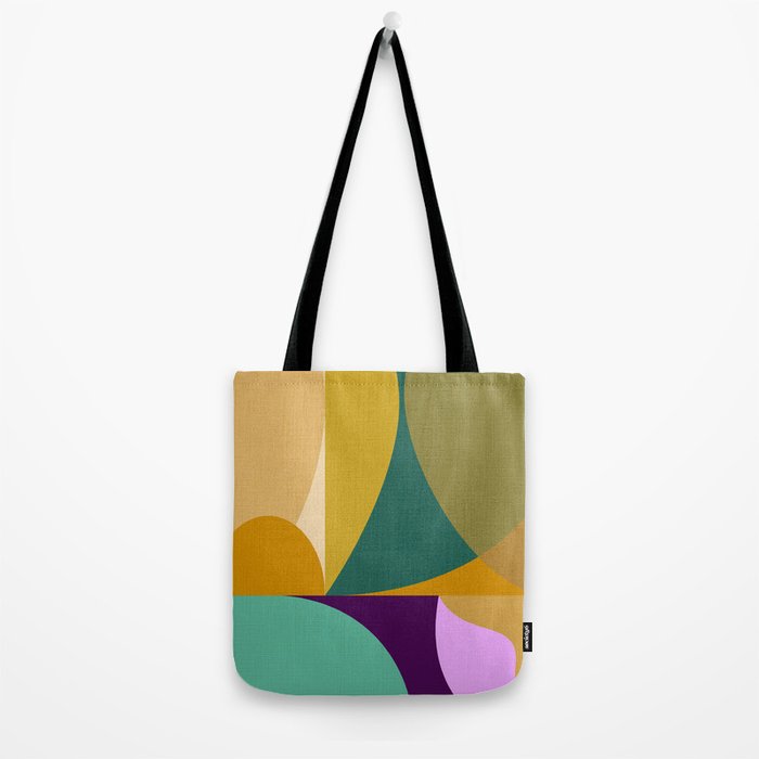 shapes mid century fall Tote Bag Gallery Image 2