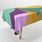 shapes mid century fall Tablecloth Gallery Image 1