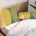 shapes mid century fall Pillow Sham Gallery Image 2