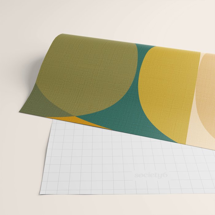 shapes mid century fall Wrapping Paper Gallery Image 2
