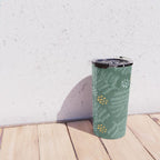 Winter & Woodsy Pine Trees in Forest Green Travel Mug Gallery Image 4