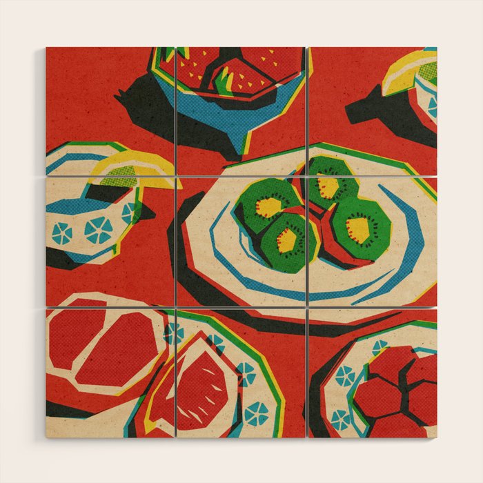 Fruits Wood Wall Art Gallery Image 1