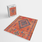 Vintage Moroccan Berber Crapet Jigsaw Puzzle Gallery Image 2