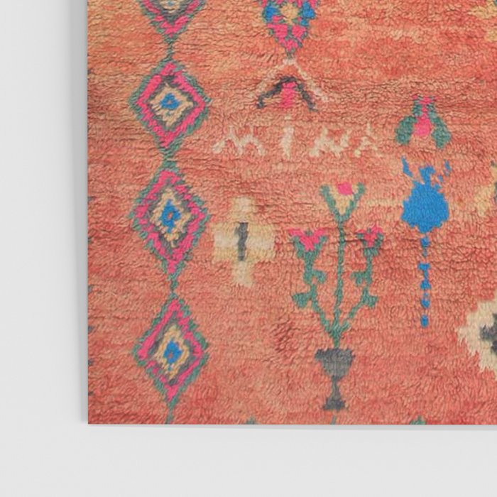 Vintage Moroccan Berber Crapet Poster Gallery Image 3