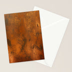 Aesthetic Rust Copper Japandi Art Stationery Card Gallery Image 2