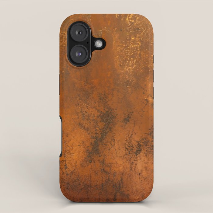 Aesthetic Rust Copper Japandi Art iPhone Case Gallery Image 1
