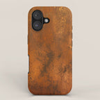 Aesthetic Rust Copper Japandi Art iPhone Case Gallery Image 1