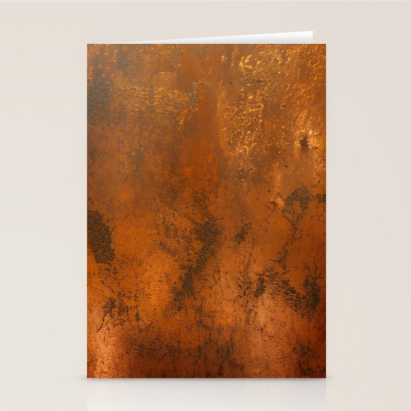 Aesthetic Rust Copper Japandi Art Stationery Card Gallery Image 2