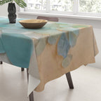 Ocean Hue Sea Glass Tablecloth Gallery Image 3