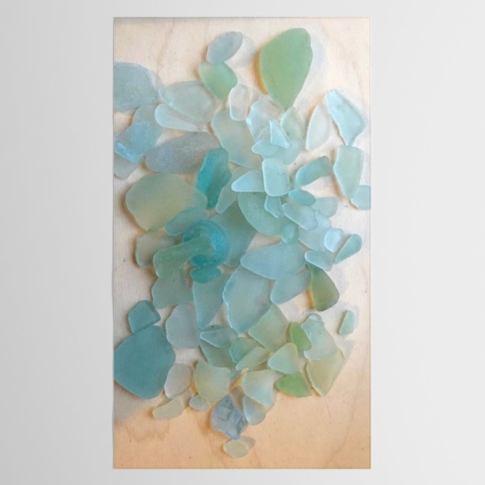 Ocean Hue Sea Glass Tablecloth Gallery Image 2