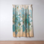 Ocean Hue Sea Glass Window Curtain Gallery Image 3