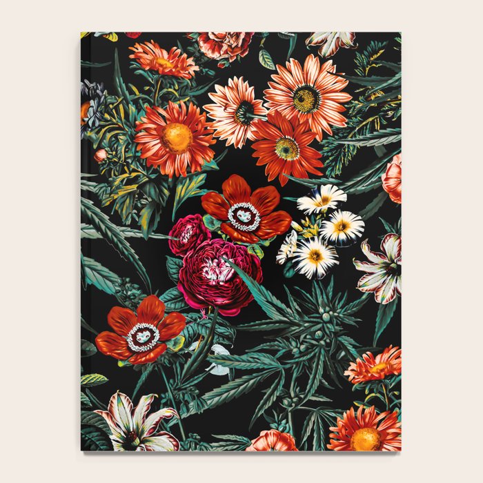 Marijuana and Floral Pattern Notebook Gallery Image 4