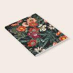 Marijuana and Floral Pattern Notebook Gallery Image 2
