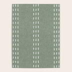boho vertical stitch - sage Poster Gallery Image 4