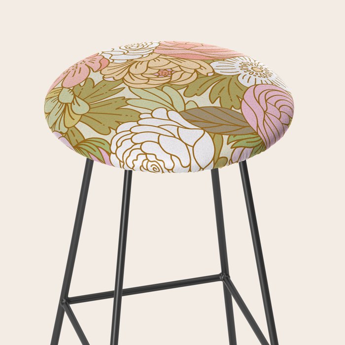 Boho Blooms | Light Pastel Stool Gallery Image 2