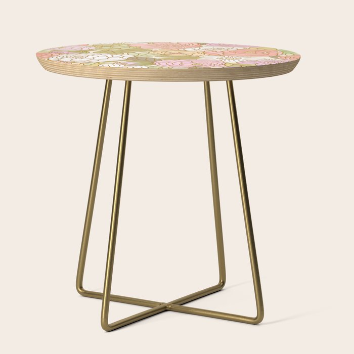 Boho Blooms | Light Pastel Side Table Gallery Image 1